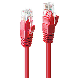 Lindy 48030 câble de réseau Rouge 0,3 m Cat6 U/UTP (UTP)