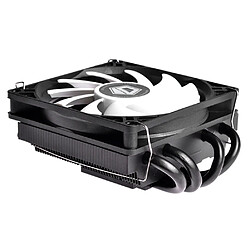 Universal Refroidisseur de CPU 1PC avec ventilateur de refroidissement silencieux, chauffage à contact direct, refroidisseur d'air de CPU ultra-mince.(blanche)