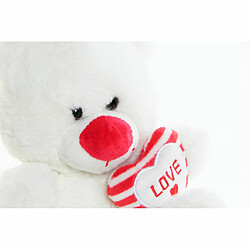 Jouet Peluche DKD Home Decor Blanc Rouge Plastique Enfant 17,5 x 15 x 20 cm