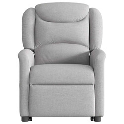 Acheter vidaXL Fauteuil inclinable gris nuage tissu