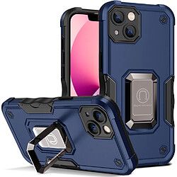 Coque en TPU anti-rayures avec béquille bleu pour iPhone 13 6.1 pouces