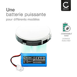 Batterie pour Ecovacs Deebot M82 (ECOVACS BL7402A) 2600mAh de CELLONIC pas cher