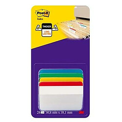 Ensemble de Notes Adhésives Post-it Index 51 x 38 mm Multicouleur 66 Volets (6 Unités)