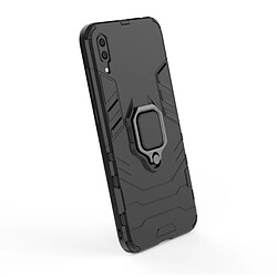 Wewoo Coque Housse de protection antichoc PC + TPU pour HuEnjoy 9, avec support d'anneau magnétique (Noir)