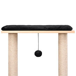 Avis vidaXL Arbre à chat avec tapis à gratter en sisal 129 cm