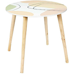 Avis The Home Deco Factory Tables gigognes en bois Poésie formelle (Lot de 2).