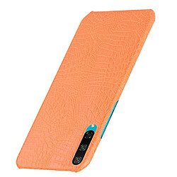 Avis Wewoo Coque Rigide Pour Huawei Honor Play 3 Antichoc Crocodile Texture PC + PU Case Orange