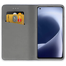 Acheter Htdmobiles Housse pour OnePlus Nord 2T 5G - etui coque pochette portefeuille + verre trempe - BLEU MAGNET