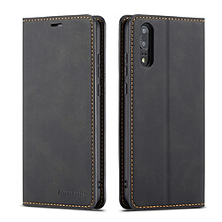 Wewoo Housse Coque Pour Huawei P20 Forwenw Dream Series Oil Edge Fort Magnetism Étui en cuir à rabat horizontal avec support et fentes cartes et portefeuille et cadre photo noir