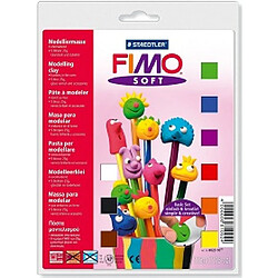 Coffret Fimo Soft 9 1/2 blocs + accessoires