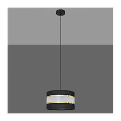 Acheter Helam Suspension Helen Tissu,Fer Or noir 1 ampoule 90cm