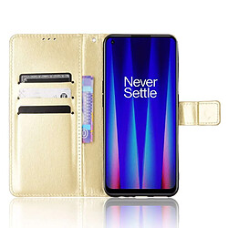 Htdmobiles Housse pour OnePlus Nord CE 2 5G - etui coque pochette portefeuille + verre trempe - OR