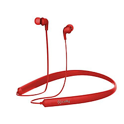 Celly BHNECKRD Ecouteurs Jack 3.5mm Sans Fil Bluetooth Intra Auriculaire Rouge