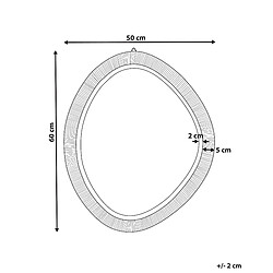 Avis Beliani Miroir ZAATARI Rotin Naturel