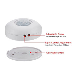 Acheter Wewoo Commutateur de capteur de mouvement infrarouge de 12V PIR avec le de détection de retard de 360 degrés pour le plafonnier de LED