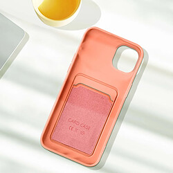 Acheter Avizar Coque iPhone 14 Plus Silicone Souple Porte-carte rose