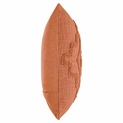 Coussin Déco Tufté Inca 40x40cm Terracotta