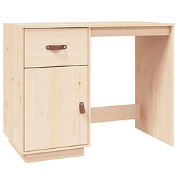 Maison Chic Bureau,Table de travail pour chambre 95x50x75 cm Bois massif de pin -GKD88682