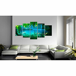 Paris Prix Tableau Imprimé Asile Turquoise 100 x 200 cm