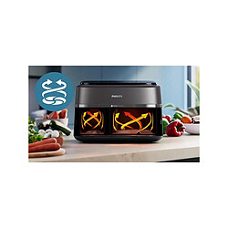 Friteuse sans huile 9l 2750w noir - NA351.00 - PHILIPS pas cher