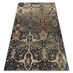 RUGSX Tapis en laine OMEGA Kirman oriental - cognac 170x235 cm