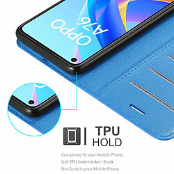 Cadorabo Coque Oppo A36 / A76 / A96 4G / K10 4G / Realme 9i Etui en Bleu pas cher