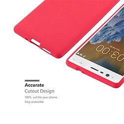 Acheter Cadorabo Coque Nokia 3 2017 Etui en Rouge