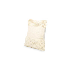 ICONIK INTERIOR Coussin de style boho Bali - Housse et Rembourrage inclus - Mantra Blanc