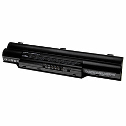 vhbw batterie compatible avec Fujitsu LifeBook S792, SH560, SH560/3A, SH561, SH760, SH760/5A, SH761 laptop (5200mAh, 10.8V, Li-Polymère, noir)