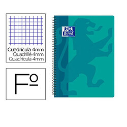 Cahier Oxford 400079662 Turquoise A4 80 Volets