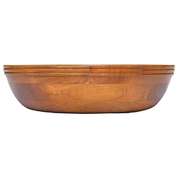 vidaXL Lavabo Bois de teck massif F40x10 cm