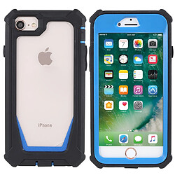 Coque en TPU + acrylique détachable 2-en-1 noir/bleu pour votre iPhone 6/6s/7/8/SE (2nd Generation)