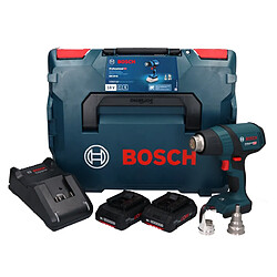 Bosch Professional GHG 18V-50 Décapeur thermique sans fil Bosch GHG 18V-50 Professional 300°C / 500°C 18V + 2x Batteries ProCORE 4,0Ah + Chargeur + Coffret L-Boxx