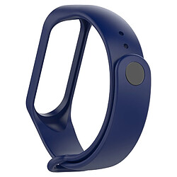 Avis Wewoo Bracelet montre bracelet en caoutchouc silicone bracelet poignet remplacement de bande pour Xiaomi Mi bande 3 (bleu marine)