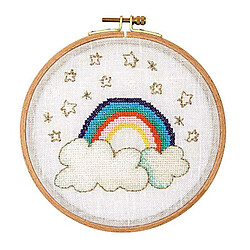 Rico Kit de broderie point de croix - Arc-en-ciel