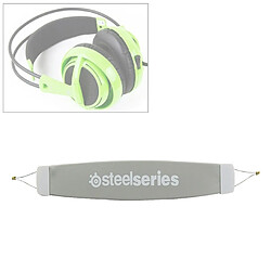 Wewoo Coussinets Mousse Pour Steelseries Siberia V1 / V2 Pièce de rechange réparation de coussin de protection serre-tête de phare Gris argenté