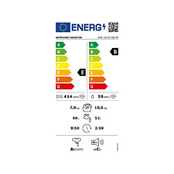 Hotpoint Lave linge sechant Frontal NDB10725WAFR