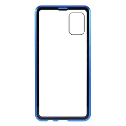 Bumper en métal Cadre bleu pour votre Samsung Galaxy A51