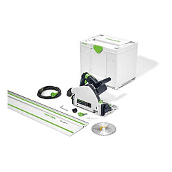 Kit scie plongeante Festool TS55 F EBQPlusFS 1200 W rail de guidage cofret SYSTAINER SYS3 M 337