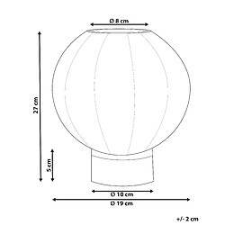 Avis Beliani Vase à fleurs FELLI Verre 24 cm Marron