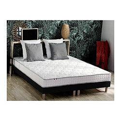 Idliterie Ensemble Matelas Mousse Haute Résilience CIRRUS + Sommier - Made in France