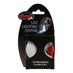 Acheter Lampe à piles pour laisse LED Lighting System, light grey Flexi VANZLS-551-HGR-20