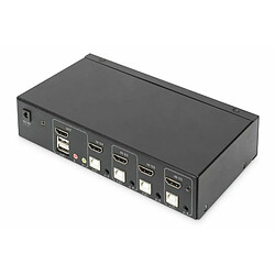 Avis Digitus DS-12880 4+1 ports Commutateur KVM HDMI télécommande, clavier 3840 x 2160 pixels