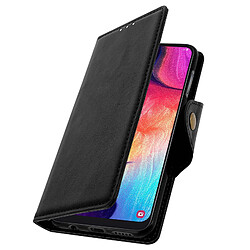 Avizar Housse Galaxy A50 Étui Porte-cartes Fonction Stand Coque Sixties Noir