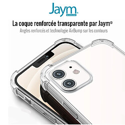 JAYM - Coque Renforcée compatible avec [Apple iPhone 16] - Souple et résistante - Certifiée 2 Mètres de chute - Transparente