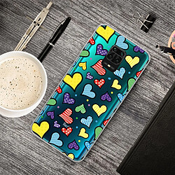 Coque en TPU impression de motif imd clair cœur pour votre Xiaomi Redmi Note 9 Pro Max/Note 9 Pro/Note 9S