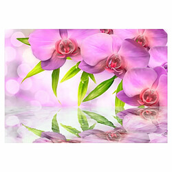 Paris Prix Papier Peint Orchids in Lilac Colour 105 x 150 cm