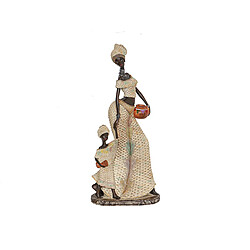 Figurine Décorative Romimex Multicouleur Résine Africaine Fille 17 x 38 x 11 cm