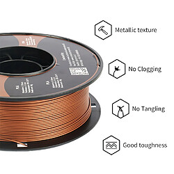 Acheter None ERYONE Filament PLA métallique pour imprimante 3D 1 kg (2,2 lbs) / Bobine - Cuivre