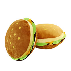 Universal Peluche Burger Coussin rembourré en peluche Coussin mignon Hamburger Cadeau anniversaire garçon fille 30 cm | Oreiller de luxe